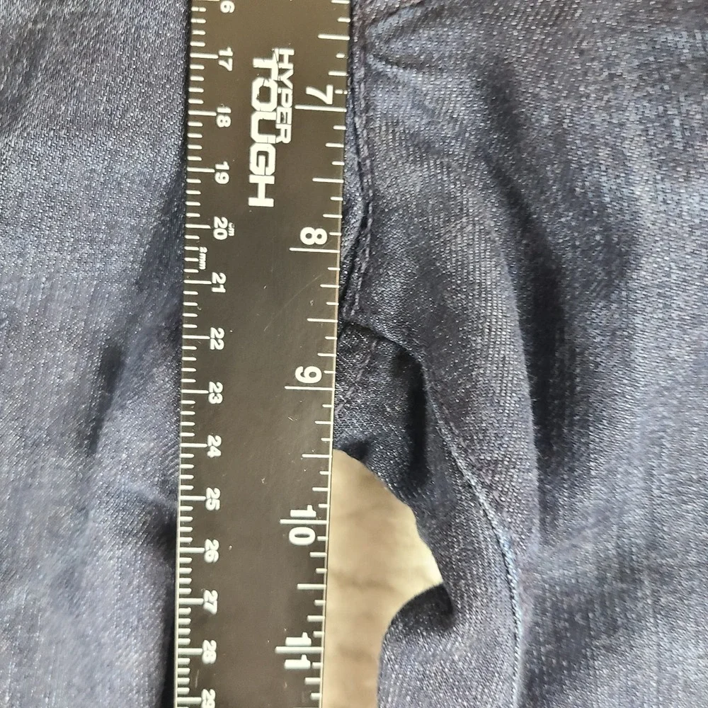 Hudson Jeans Womens 30 Blue Skinny‎ Flap Pocket Barn Dark Wash Denim